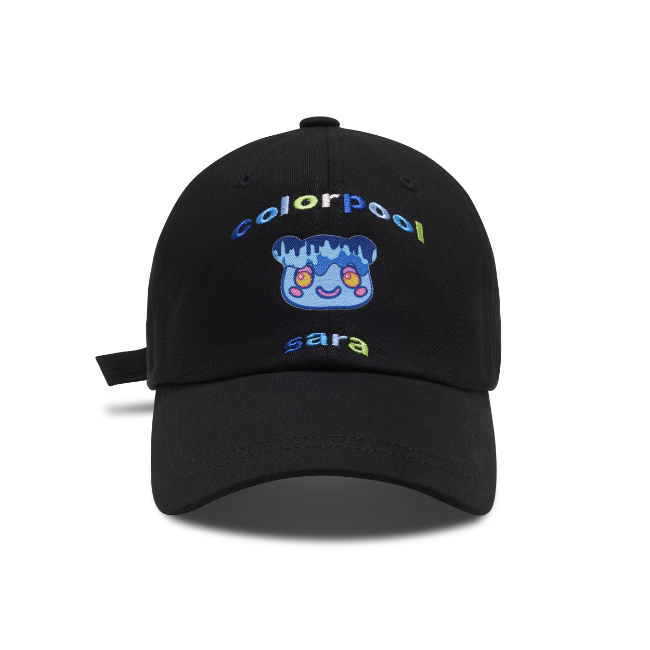 SARA-COL BALL CAP BLACK